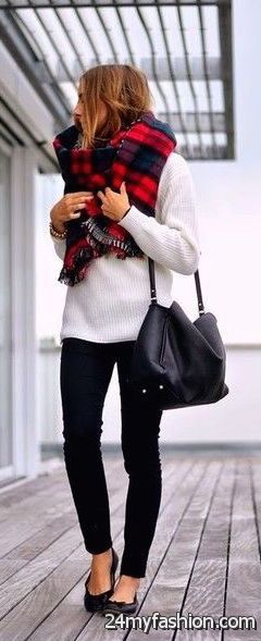 How To Wear A Sweater With A Scarf 2019-2020