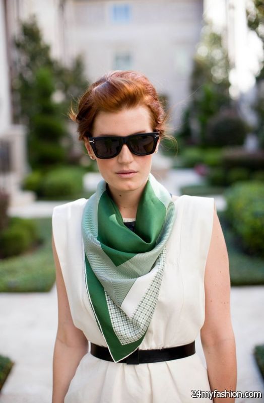 How To Wear And Tie A Scarf In Summer 2019-2020