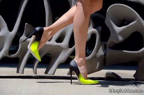 How To Wear Bright Color Heels 2019-2020