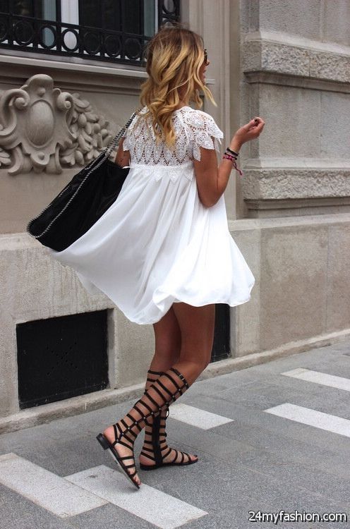 How To Wear Dresses With Gladiator Sandals 2019-2020