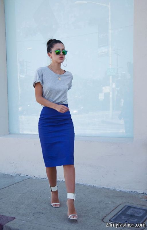 How To Wear Knee Length Pencil Skirts 2019-2020