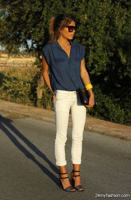 How To Wear White Jeans (Outfit Ideas) 2019-2020