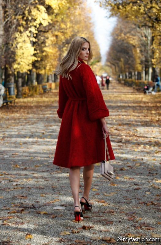 How to Wear Red Coats - Street Style Inspiration 2019-2020