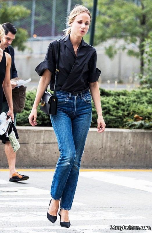Mom (High Waisted) Jeans Outfit Ideas 2019-2020