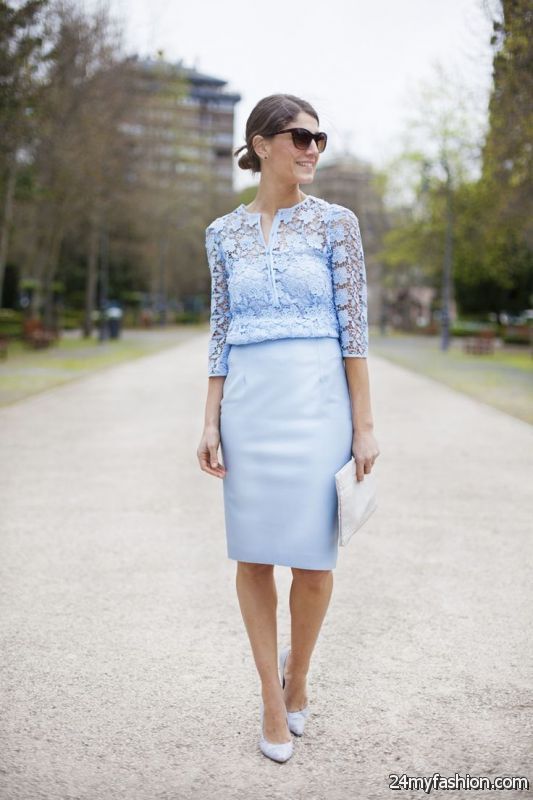 Office Skirts Combinations And Work Outfit Ideas 2019-2020