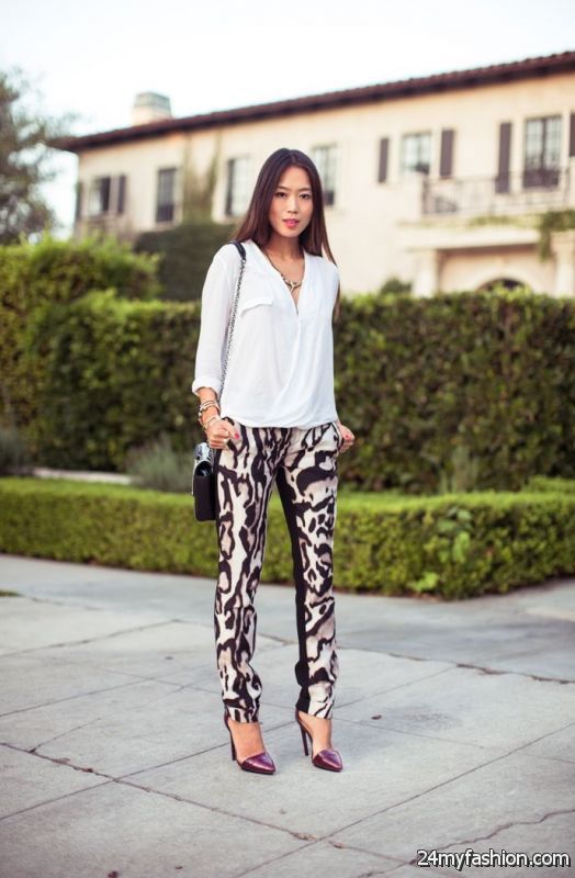 Outfit Ideas With Animal Print Trousers 2019-2020