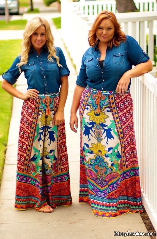 Printed Skirts Designs And Outfit Ideas 2019-2020