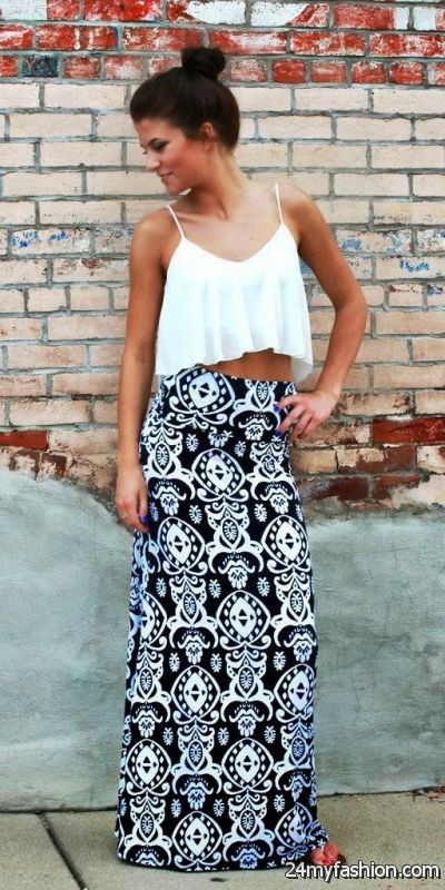 Printed Skirts Designs And Outfit Ideas 2019-2020