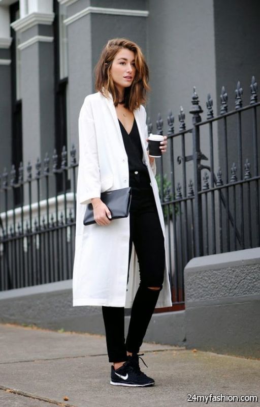 Street Style Trends: White Coats For Women 2019-2020