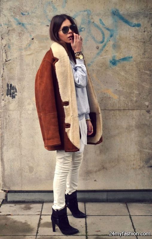 Style Tips On How To Wear Shearling Jackets 2019-2020