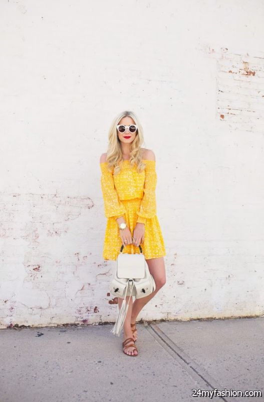 Stylish Yellow Dresses 2019-2020