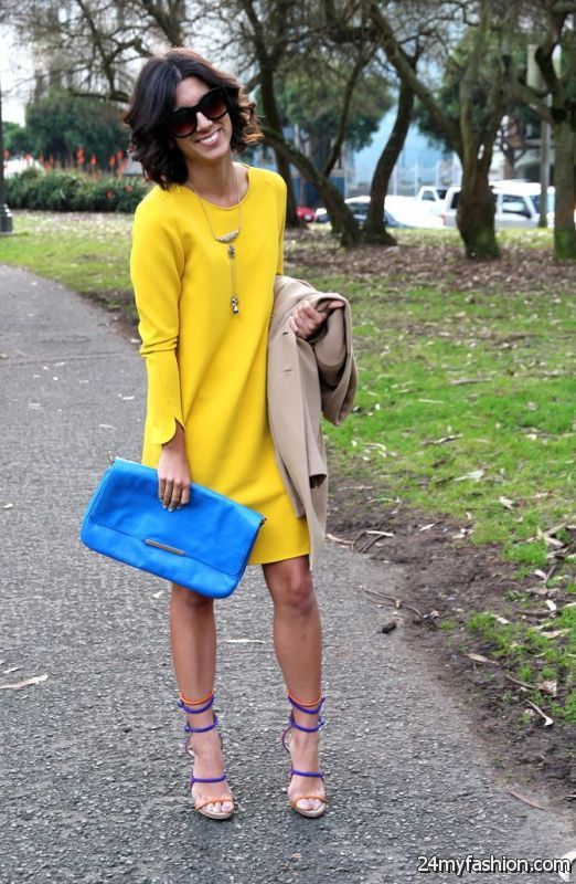 Stylish Yellow Dresses 2019-2020