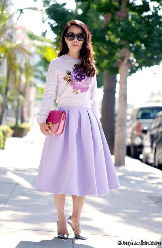 Summer Pastel Color Street Style And Outfit Ideas 2019-2020