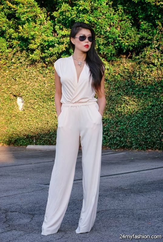 Timeless Fashion Trend: White Jumpsuits 2019-2020