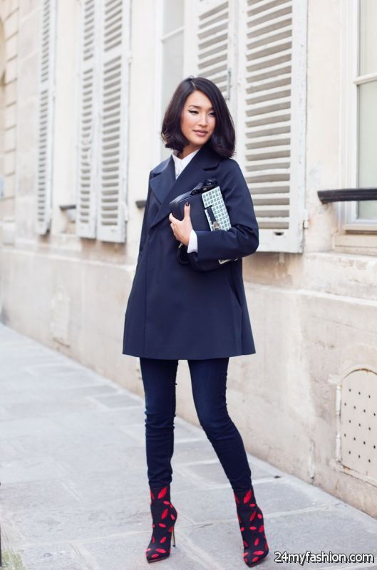 What To Wear With A Navy Coat 2019-2020