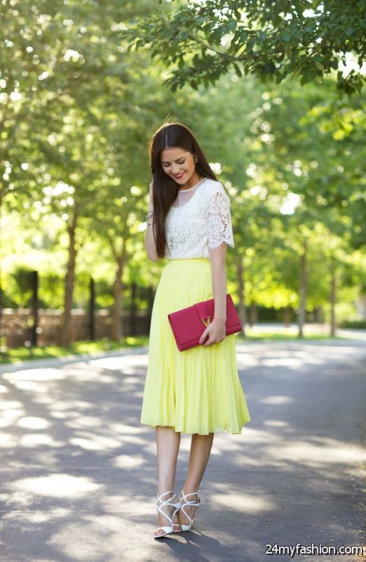 What To Wear With A Yellow Skirt 2019-2020