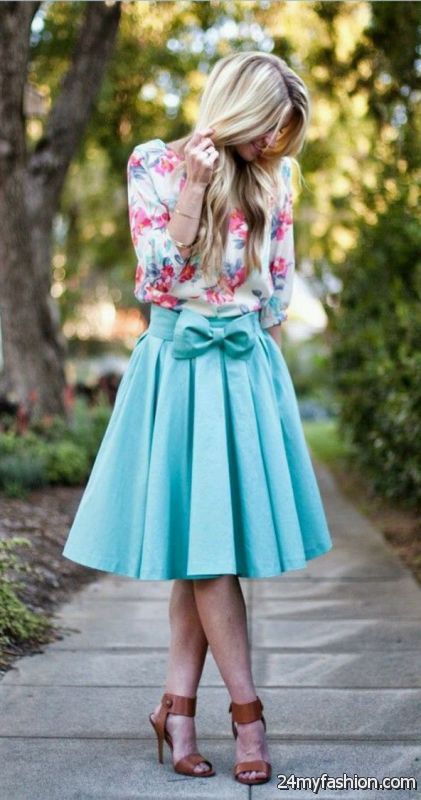 What To Wear With Flared Skirts 2019-2020