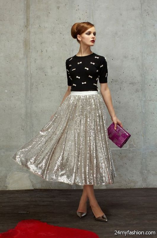 What To Wear With Sequin Skirts 2019-2020