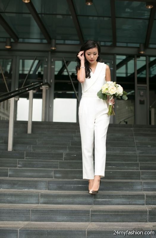 White Pant Suits For Women 2019-2020