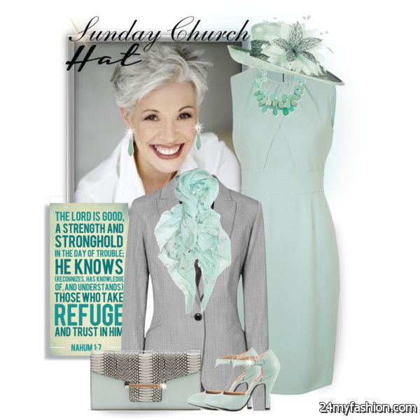Women At The Age Of 50 Can Try Following Looks For Spring Church Services 2019-2020