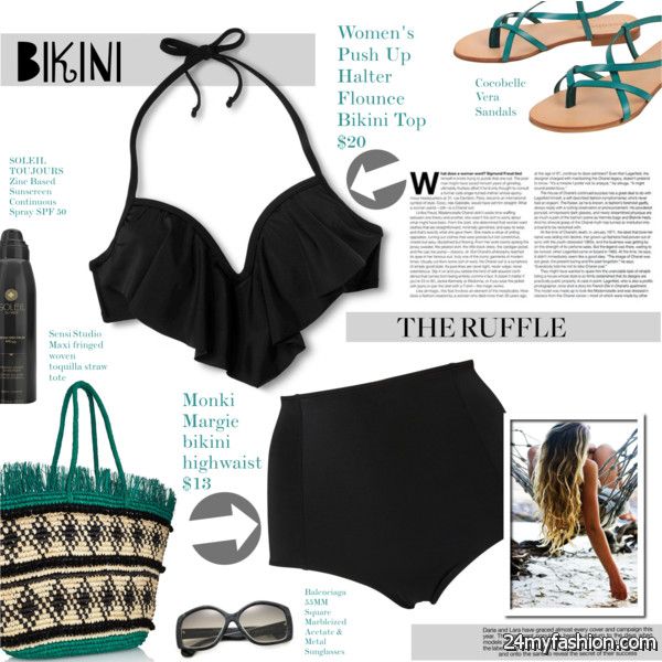 Beach Essentials: Black Bikinis 2019-2020