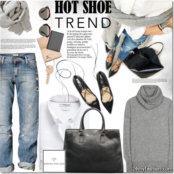 Looks To Copy: Lace Up Flats With Denim 2020-2021