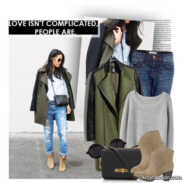 Ripped Jeans And Ankle Boots Outfit Ideas 2020-2021