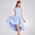 Great High-Low Bridesmaid Dress Short Cocktail Party Dress 05892 Size 12 Ever Pretty 2019