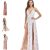 Awesome Halter Dress Deep V-Neck Sequins Prom Party Evening Long Formal For Girls Ladies 2018 2019