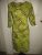 Amazing J. Mclaughlin Green Yellow Brown Floral Dress 3/4 sleeves Ladies Womens size XS 2018 2019