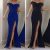 Cool Womens Off Shoulder Split Evening Party Prom Gown Cocktail Long Maxi Dress S-XL 2018 2019