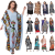 Awesome Women Plus Size Kaftan Boho Maxi Dress Night Gown Women’s Sleeve Vintage Caftan 2021