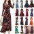 Awesome Women’s Long Sleeve Floral Midi/Maxi Dress Party Cocktail Evening Swing Dresses 2021