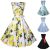 Amazing Womens Vintage 50s Sweetheart Sleeveless Party Cocktail Rockabilly Swing Dresses 2021
