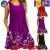 Amazing Plus Size Womens Sleeveless Floral Tank Dress Tops Summer Holiday Swing Sundress 2021