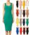 Great Women’s Basic Sleeveless Tank Dress Soft Stretch Knit Cotton Casual Midi Pencil 2021