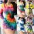 Awesome Womens Tie Dye Hooded Mini Dress Ladies Sexy Bodycon Long Sleeve Sweater Dresses 2021