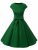 Amazing Dressystar Vintage GREEN 1950’s Retro Rockabilly Dress Cap-Sleeve Size XS S  2021