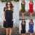 Amazing Women Summer Solid V Neck Short Sleeve Mini Dress Casual Loose Short Sundress  2021