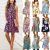 Great Women Boho Floral Pockets Mini Dress Casual Party Evening Summer Tank Sundress 2021