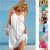 Great Women Summer A Line Sleeveless Crew Neck Mini Dress Loose Casual Beach Sundress 2021