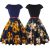 Awesome Women Floral Belted Short Sleeve Summer Casual Party Cocktail Swing A-line Dress 2021