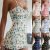 Great Women Sleeveless Bodycon Short Mini Dress Casual Floral Loose Sexy Sundress 2021