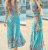 Great Women Lady Boho Kimono Sleeve Floral Long Maxi Summer Beach Dress Sundress 2021