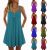 Amazing Womens Summer Sleeveless T Shirt Dress Casual Loose A Line Tunic Beach Sundress 2021