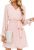 Great BBX Lephsnt Womens Wrap V Neck Dresses for Wedding Guest Casual Pleated Long Sleeve Mini Dress 2023