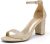 Awesome DREAM PAIRS Women’s Chunk Low Heel Pump Sandals 2023