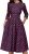 Amazing Simple Flavor Women’s Floral Vintage Dress Elegant Midi Evening Dress 3/4 Sleeves 2023