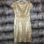 Cool Adrianna Papell Gold Sequin Cocktail Dress Party Mini 2 Petite Formal Prom A6 2019