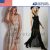 Cool Bridesmaid Empire Waist Women’s Holiday Gown Evening Party Lace Dress US Local 2018 2019